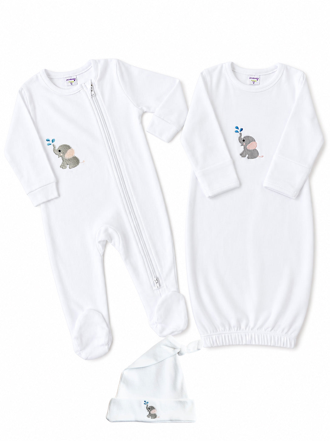 Cozy Newborn Set – 15% Off Footie, Hat & Gown