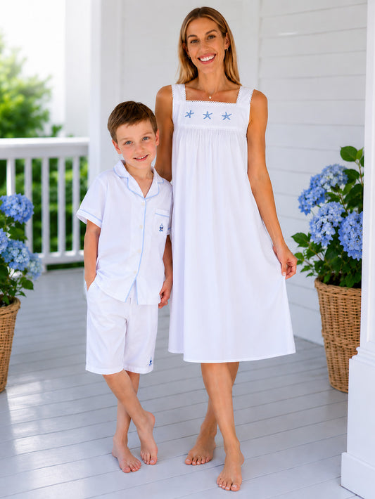 Mother & Son Summer Set - Starfish & Sailboat