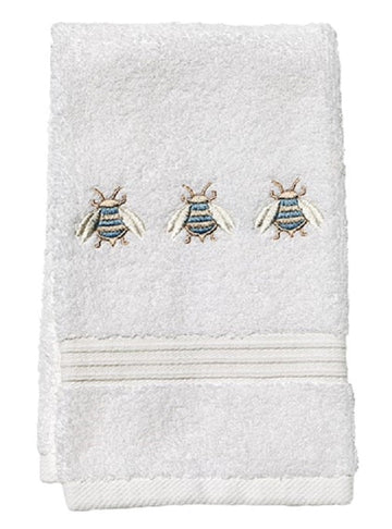 Guest Towel, Terry, Embroidered Bees