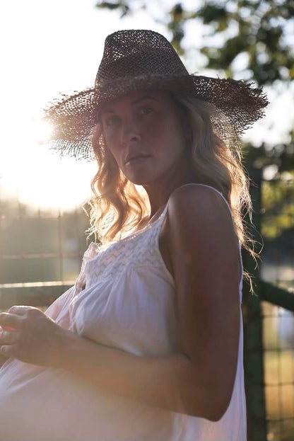 Vicki White Cotton Nightgown