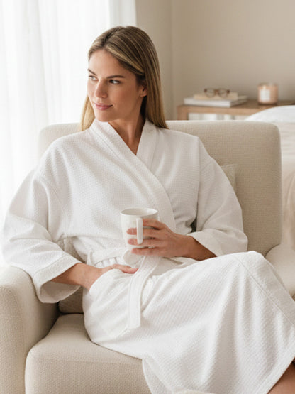Bathrobe - White Willow Weave