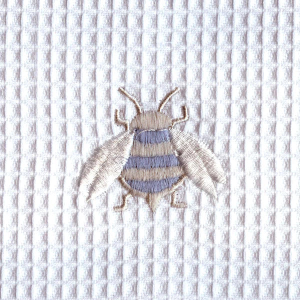 Tissue Box Cover, Embroidered Bees