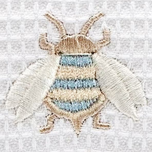 Tissue Box Cover, Embroidered Bees