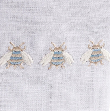 Tissue Box Cover, Embroidered Bees