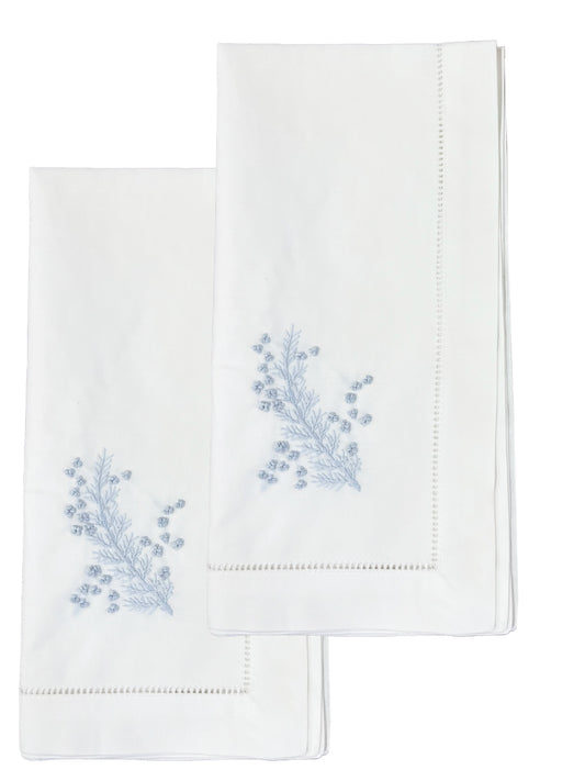 Dinner Napkin, Fern (Misty White), Set of 2