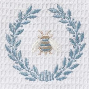 Tissue Box Cover, Embroidered Bees