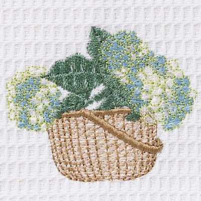 Boudoir Pillow Cover, Embroidered Botanical