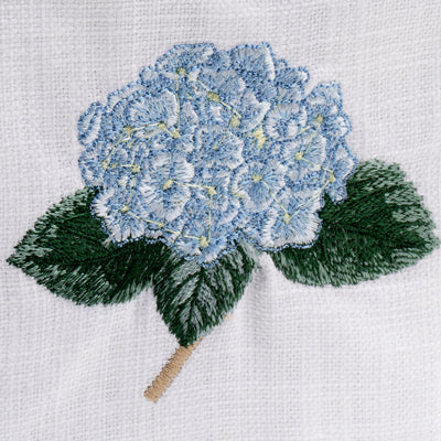 Boudoir Pillow Cover, Embroidered Botanical