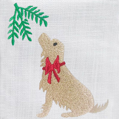 Guest Towels, Embroidered, Holiday