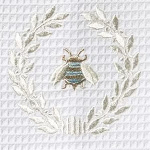 Tissue Box Cover, Embroidered Bees