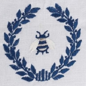 Tissue Box Cover, Embroidered Bees