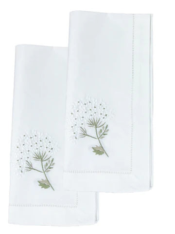 Dinner Napkin, Christmas Berry Wreath, Set of 2