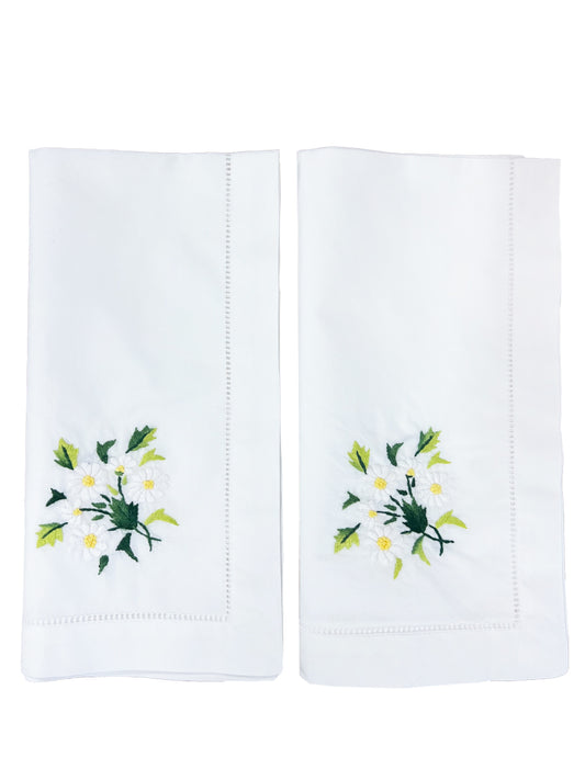 Dinner Napkin, Daisies, Set of 2