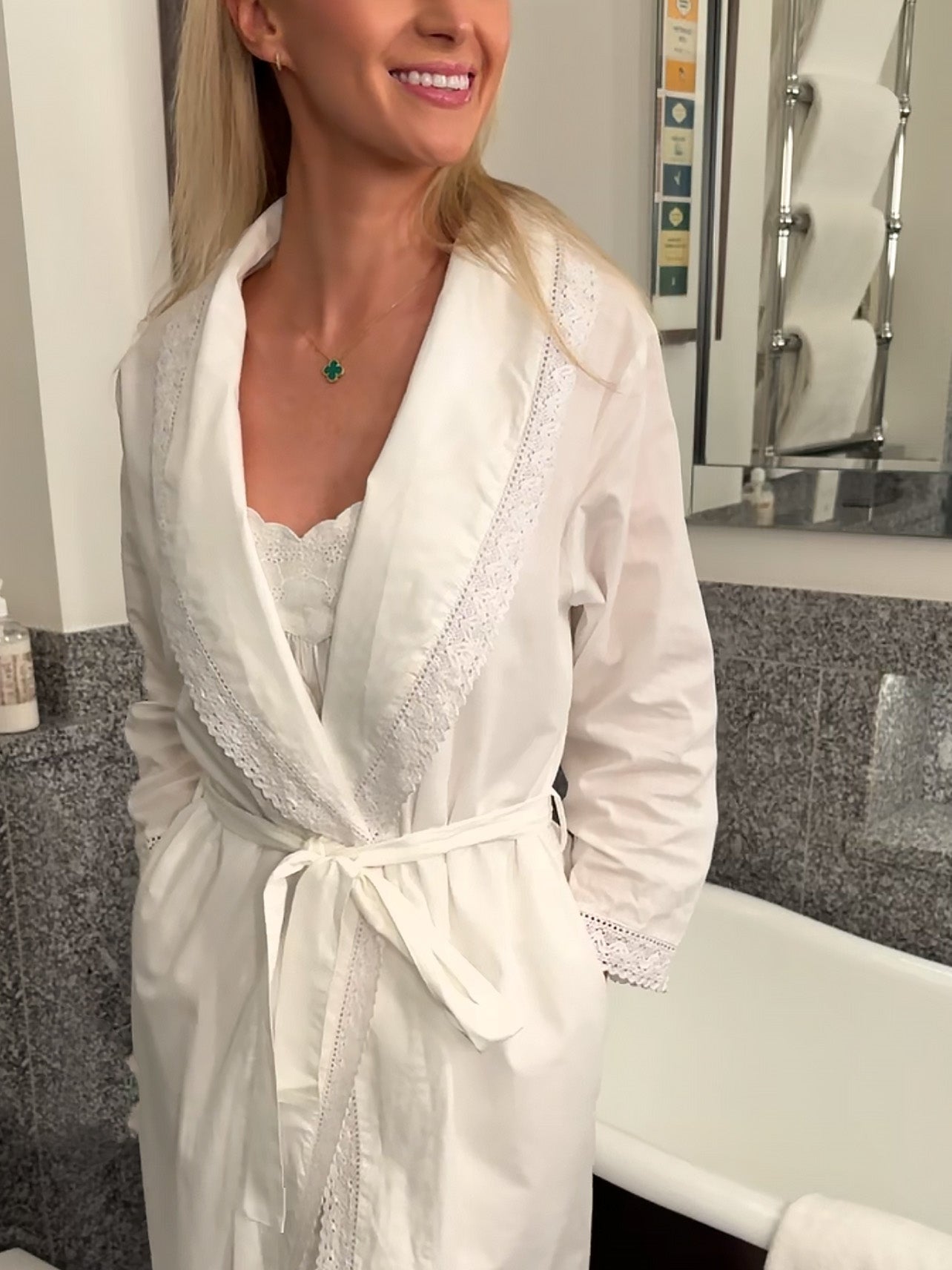 Love Yourself in the Genevieve + Lace Robe - Save 15%