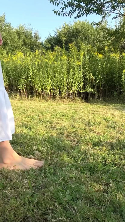 Genevieve White Cotton Nightgown