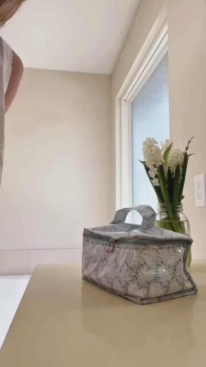 Vanity Bag, Cotton/Waterproof PVC