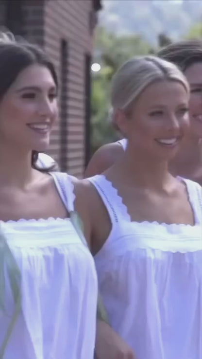 Maeve White Cotton Nightgown