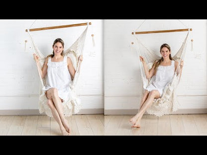 Jennifer White Cotton Nightgown