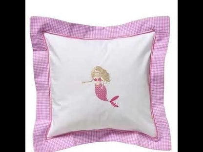 Baby Boudoir Pillow Cover, Mermaid (Aqua)