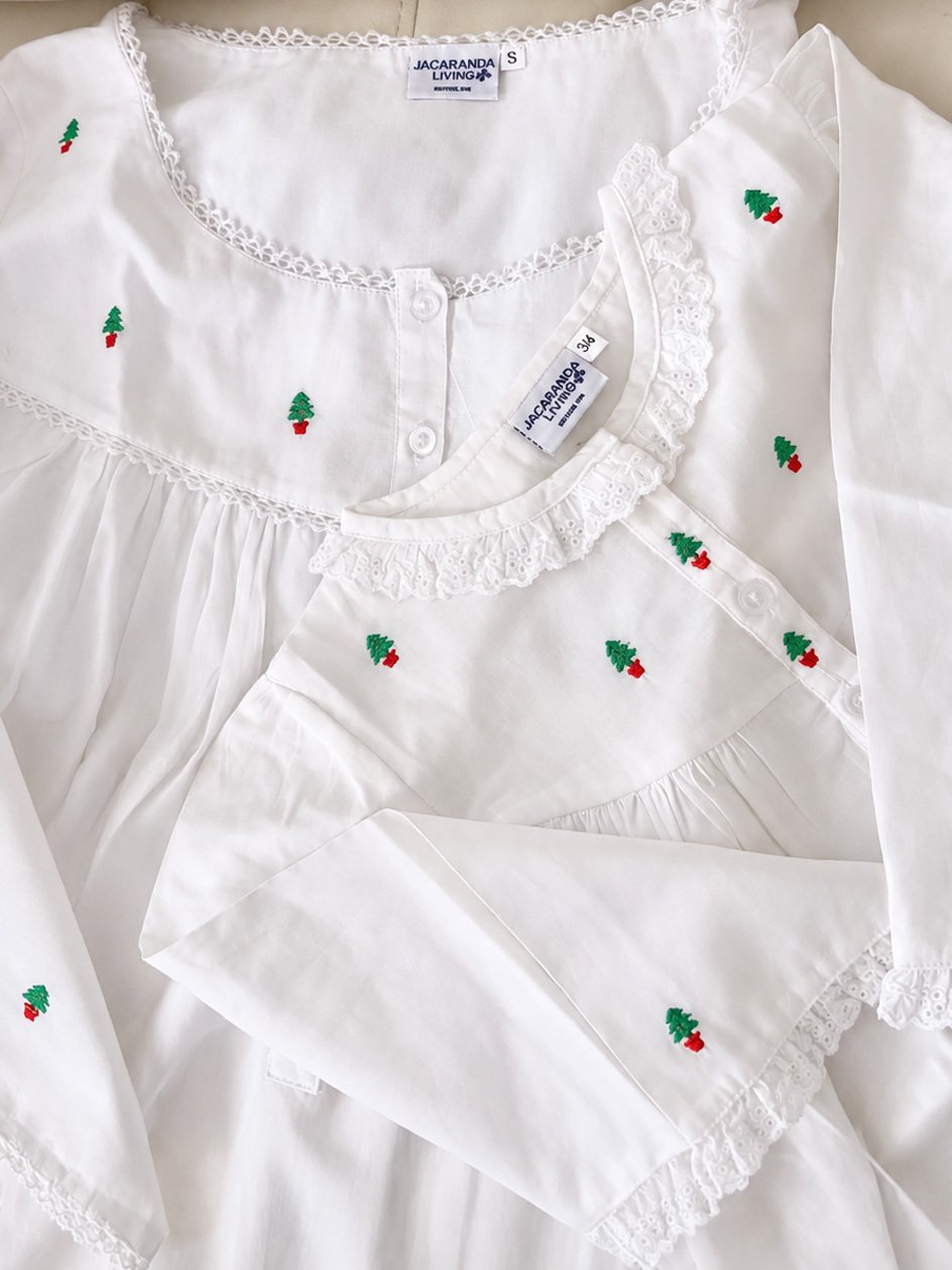 Matching Christmas Nightgown & Dress Set – 15% Off