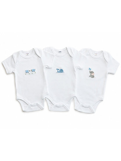 Boys’ Onesie Bundle | 3-Pack Short Sleeve Onesies - 15% Off