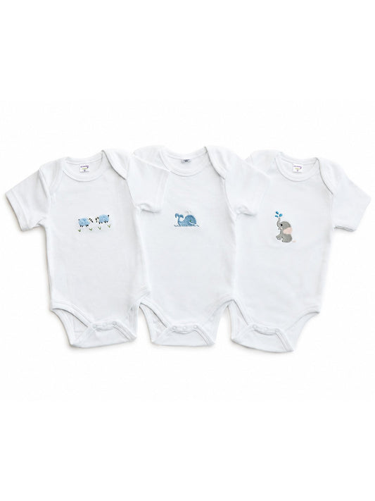 Boys’ Onesie Bundle | 3-Pack Short Sleeve