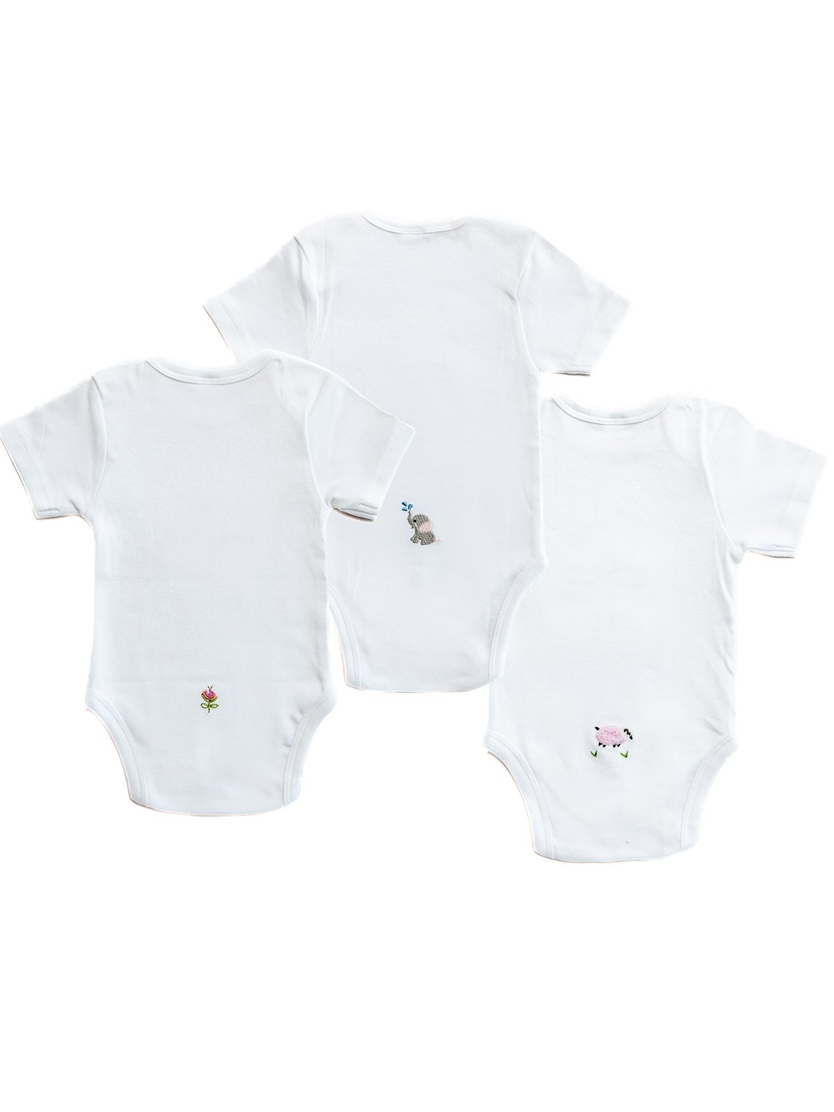 Girls’ Onesie Bundle | 3-Pack Short Sleeve