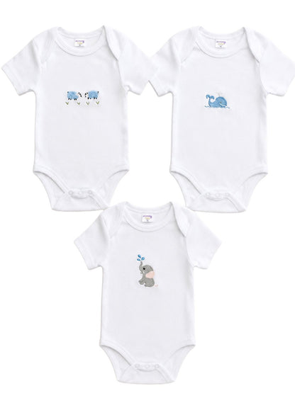 Boys’ Onesie Bundle | 3-Pack Short Sleeve Onesies - 15% Off