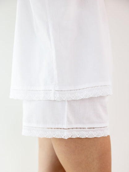 Ashley Cotton PJ Shorts Set