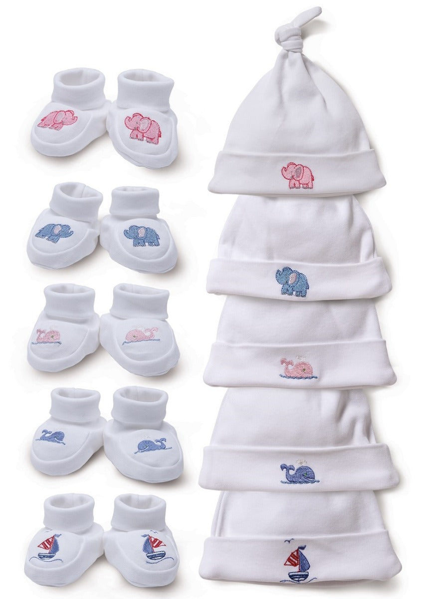 Knotted Hat, Whale (Pink)