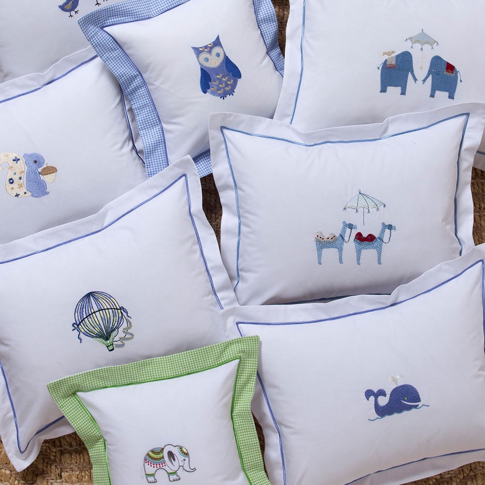 Tooth Fairy Pillow Cover, Whale (Blue)