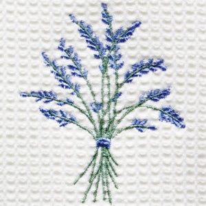 Guest Towel, Waffle Weave, Blue Heather (Blue)