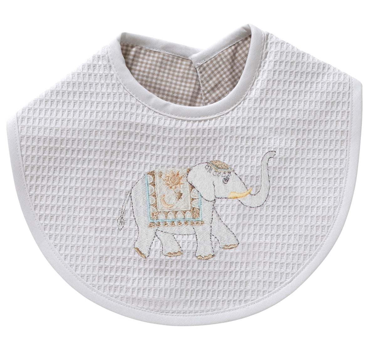 Bib, Charming Elephant (Beige)