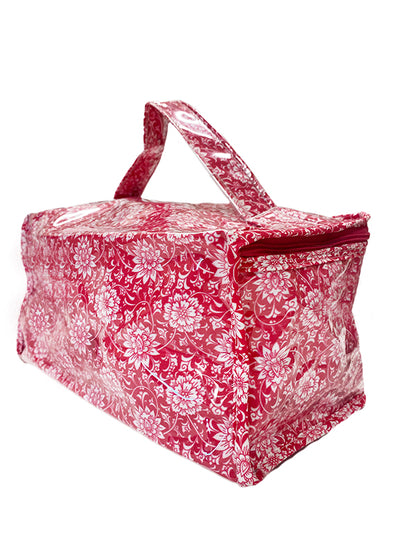 Vanity Bag, Gerbera (Raspberry)