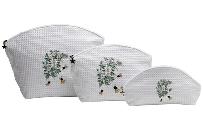 Cosmetic Bag (Large), Honey Bees