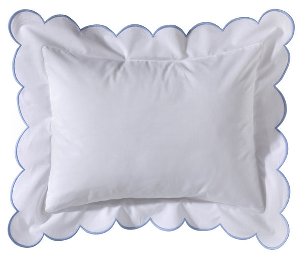 Scalloped sales pillow cases