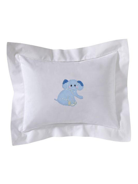 Boudoir Pillow Cover, Elephant (Blue)