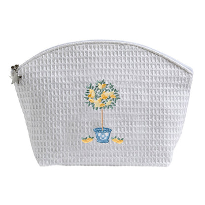 Cosmetic Bag (Medium), Lemon Topiary Tree