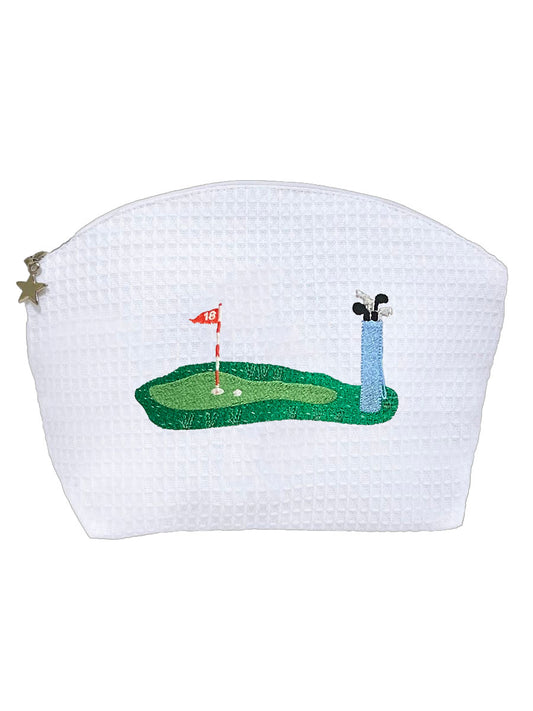 Cosmetic Bag (Medium), Putting Green