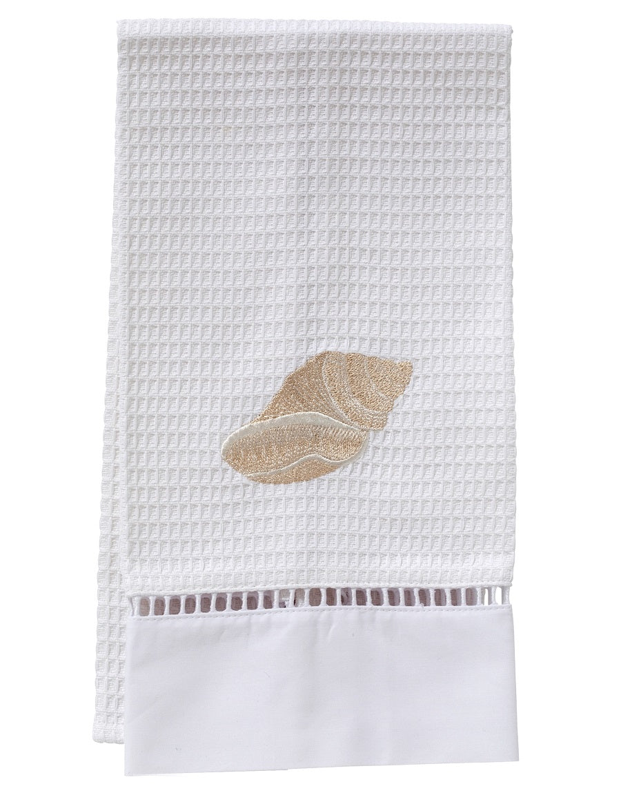 Guest Towel, Waffle Weave, Conch (Beige)