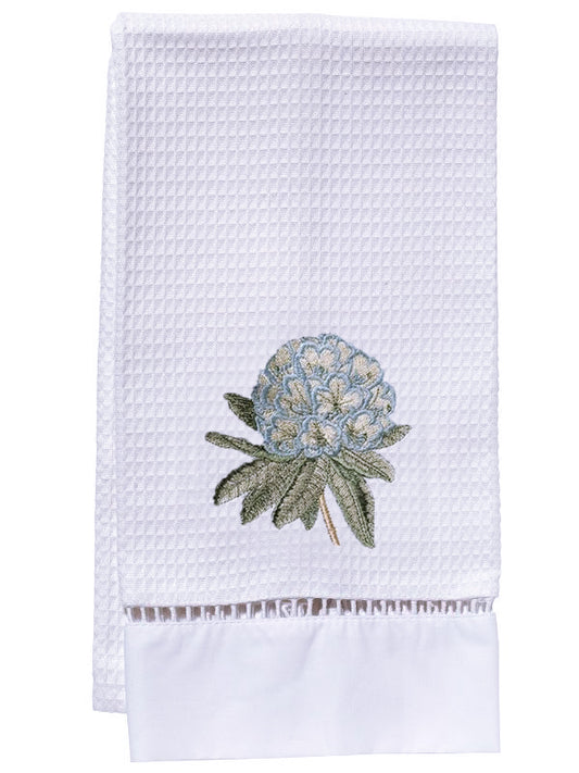 Guest Towel, Waffle Weave, Rhododendron (Duck Egg Blue)