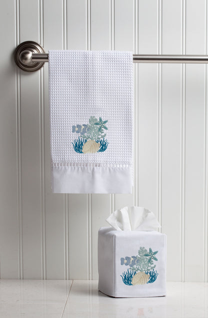 Tissue Box Cover, Under the Sea (Aqua)
