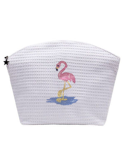 Cosmetic Bag (Large), Flamingo (Pink)