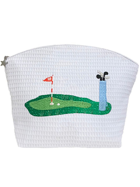 Cosmetic Bag (Large), Putting Green