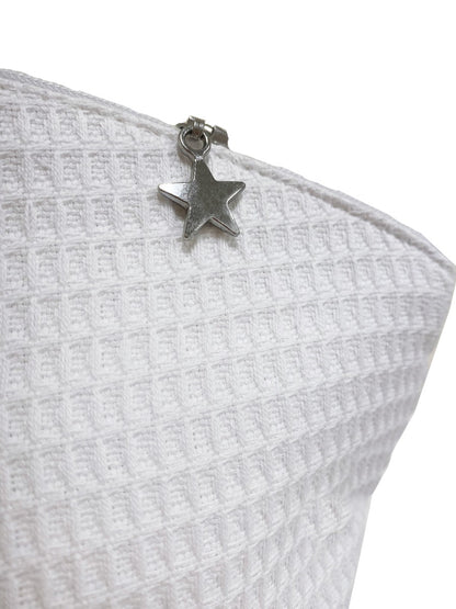 Cosmetic Bag (Large), Embroidered People