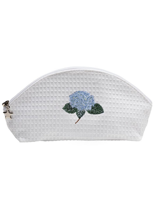 Cosmetic Bag (Small), Hydrangea Too (Light Blue)