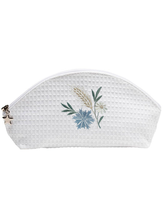 Cosmetic Bag (Small), Meadow (Blue)
