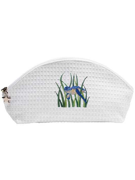 Cosmetic Bag (Small), Turtle in Reeds