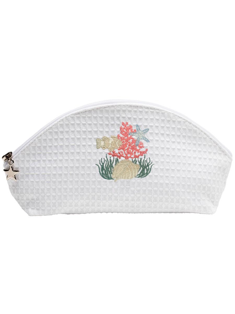 Cosmetic Bag (Small), Under the Sea (Coral)