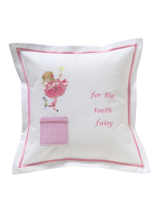 Tooth Fairy Pillow Cover, Tulips Fairy